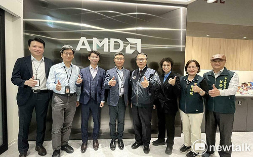 AMD進駐台南沙崙　黃偉哲親訪研發中心揭示台南AI新時代