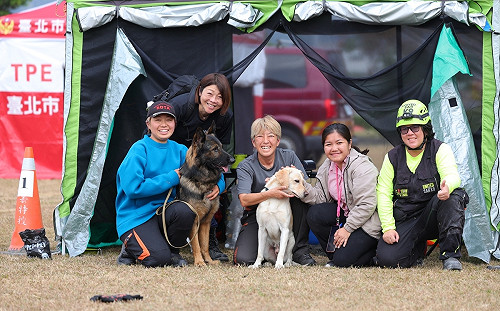 16組搜救犬通過MRT國際認證 內政部：台灣救援量能獲全球肯定
