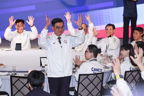 東京聽奧台灣代表團返國　卓榮泰被選手精神感動