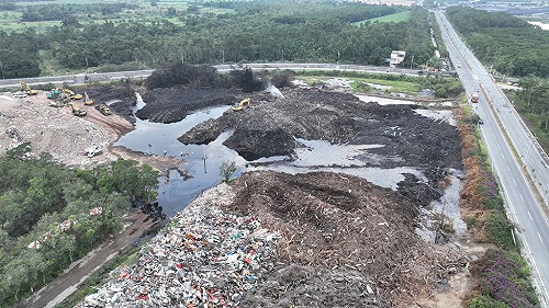台南烏樹林暫置場火勢完全撲滅　初步排除縱火