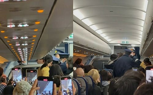 台籍旅客酒醉大鬧航班！日航警「強制帶下機」 全機延誤近一小時