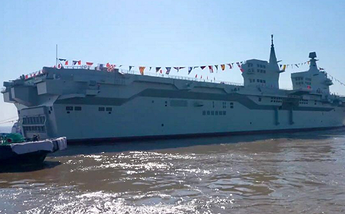中國076型「四川艦」密集海試  美媒：可能改變海戰模式讓美軍擔憂的軍艦