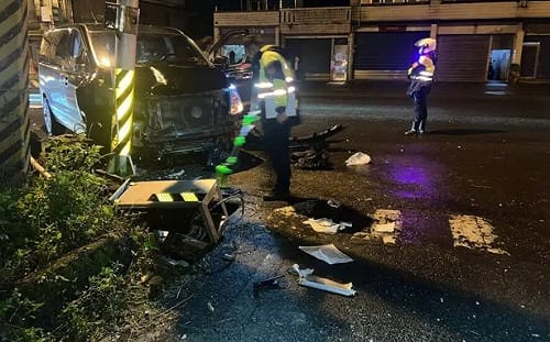 24歲宜蘭警執行蕭美琴交管勤務遭撞! 臟器外露、斷腿命危送醫搶救