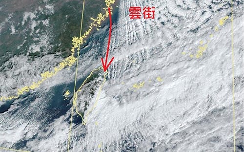 雲街出現！台灣進入乾冷型態  鄭明典揭衛星雲圖成因