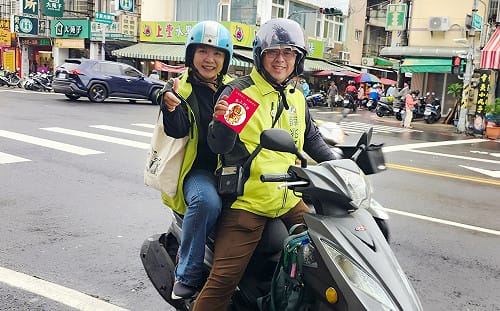 不跑行程跑民意    薛兆基三進左營莒光市場有亮點