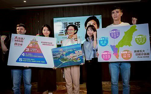 林岱樺提「一纜二塔三黃金」世界級港灣計畫   創造千億觀光產值、10萬就業機會