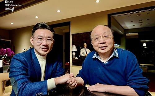 這回沒被攔「胡」拜訪老市長尋求支持  江啟臣：胡志強幫我打電話