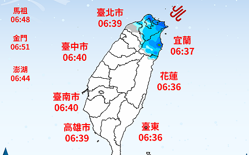 元旦迎曙光看這張！氣象署曝各地日出時間：中南部、離島最有戲