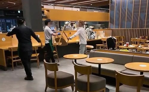 失聯移工大鬧台中連鎖咖啡廳！2店員受傷提告