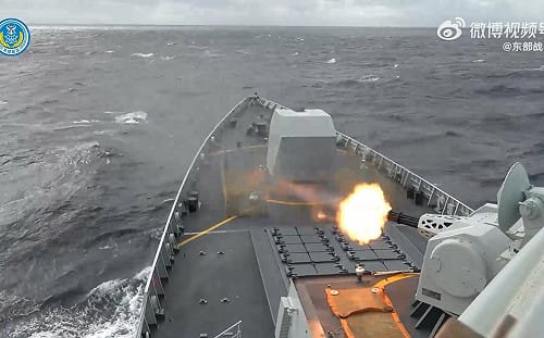 （影）東風導彈故意蓋上大黃布! 防解放軍「由演轉戰」 國安高層 : 軍演有這4目的