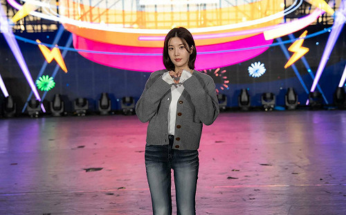 水彈女王提前現身！  權恩妃登高雄跨年舞臺彩排引粉絲尖叫