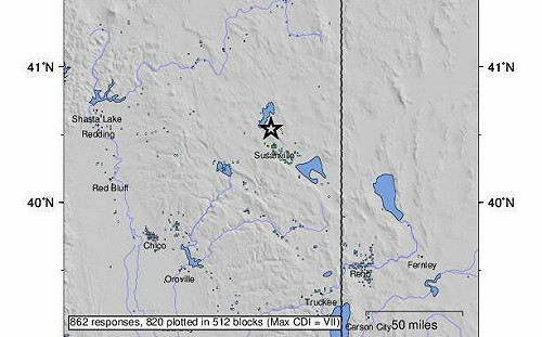 加州北部接連發生5.3、2.5淺層地震輕微至中度搖晃  尚無災損報告