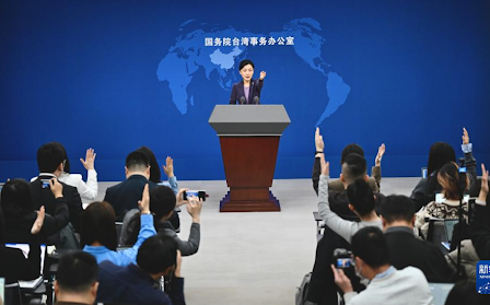 國台辦記者會台媒追問軍演  發言人跳針甩鍋：都是賴清德惹的禍 
