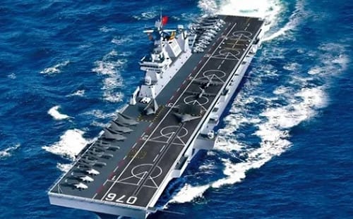 076部署新無人戰鬥機成「航母」! 專家：打造「雙子型聯合作戰系統」