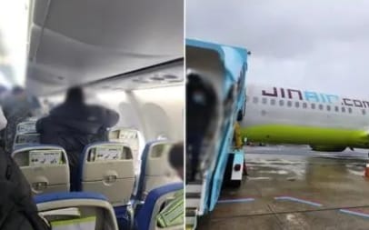 韓國濟州島客機突冒煙! 機上122人緊急撤離 航空公司強調未起火