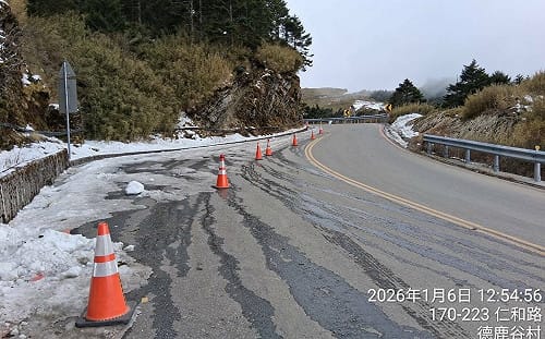 強烈大陸冷氣團發威！合歡山高海拔路段17時起「預警性封閉」