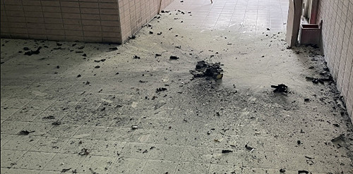 高科大旗津校區鋰電池自燃冒煙　幸無人受傷