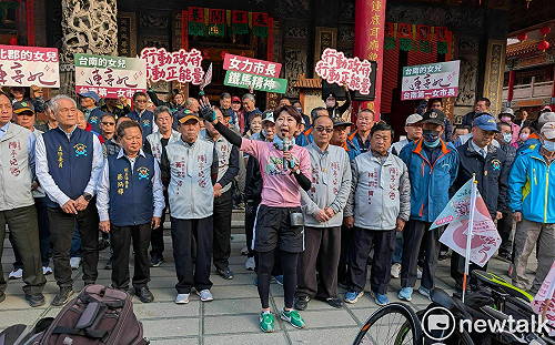 行動政府行動正能量鐵馬37區最終章  陳亭妃回政治起點感謝鄉親陪走最關鍵一哩路