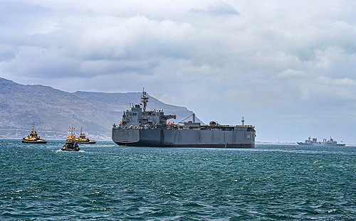 中國、俄羅斯、伊朗9艦集結南非近海  「和平意志」多邊海上軍演