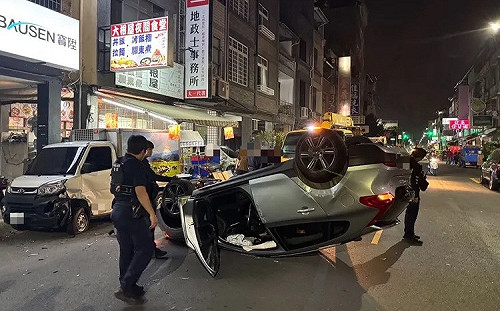高雄毒駕逆向毀5車  2孩童險遭撞！駕駛4毒品皆陽性