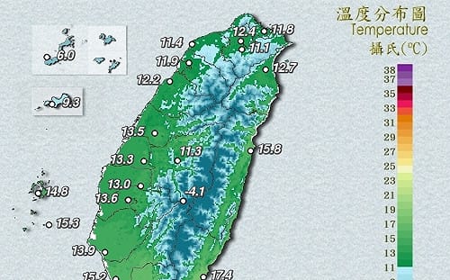 強烈大陸冷氣團達標！北部山區會下雪嗎？氣象專家盤點目前氣溫狀況