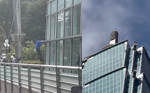 (影)直擊霍諾德「徒手試爬」台北101！網歪樓問下樓方式  本尊給答案