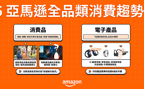 亞馬遜2026年全球消費趨勢報告 揭露顧客最愛買什麼