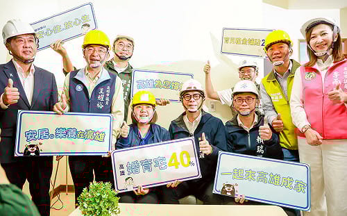 陳其邁視察大寮社宅　宣布婚育宅、育兒租金雙雙加碼