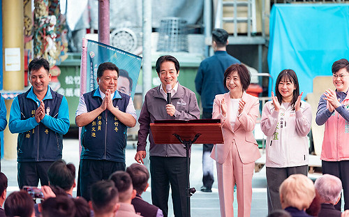 「川普」也來聽演說？全場笑翻！ 賴清德允諾協助台中市政府對抗禽流感