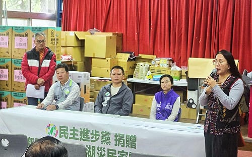 暖流進部落！民進黨赴花蓮光復鄉發放家電　助36戶災民溫暖過冬 