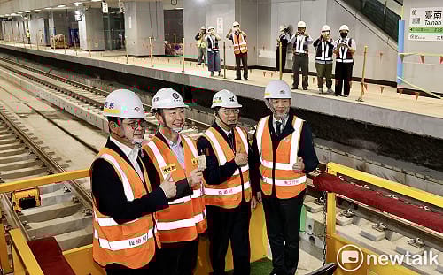 台南鐵路地下化全線軌道完成接合　今年底邁向第一階段通車目標