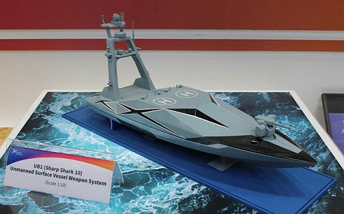 中國「銳鯊」武裝無人艇首度境外展示  搭載6VLS、附2無人機坪
