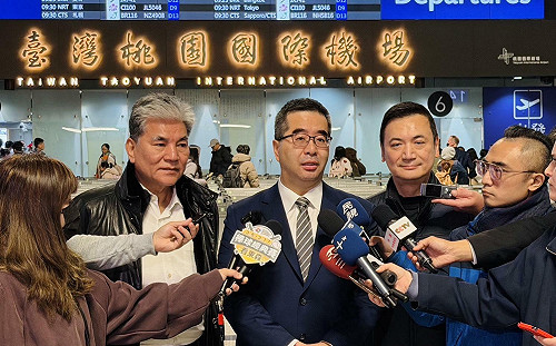 國民黨訪團抵北京 蕭旭岑：兩岸關係將如冬日回暖