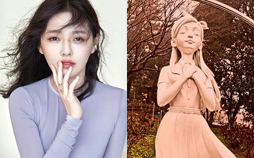 大S逝世周年「紀念雕像」揭幕！具俊曄曬手寫信悲喊：下次見面就永遠在一起