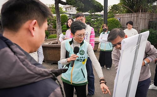 林岱樺爭取鳥松神農路面改善  要求5月底汛期來臨前完成  