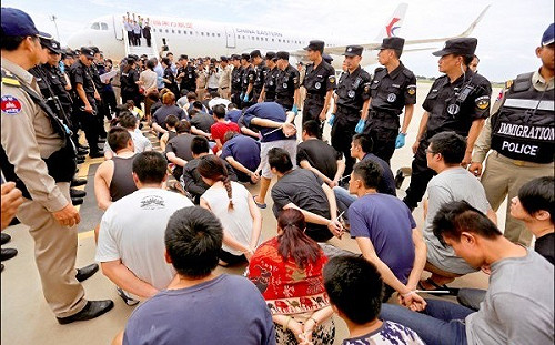 柬埔寨電信詐騙19涉案台灣人遭押往中國  陸委會嚴正抗議