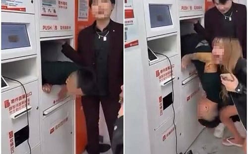 大鬧蝦皮智取店 男鑽寄件櫃當床躺！網怒噴：支持蝦皮提告