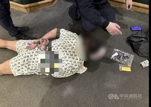 黑幫男持號令槍至北市某三溫暖討債　遭警送辦