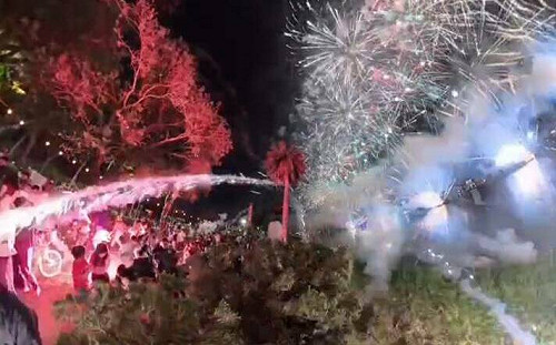 廟會施放煙火驚嚇民眾 高市警依違反「公共危險罪」偵辦