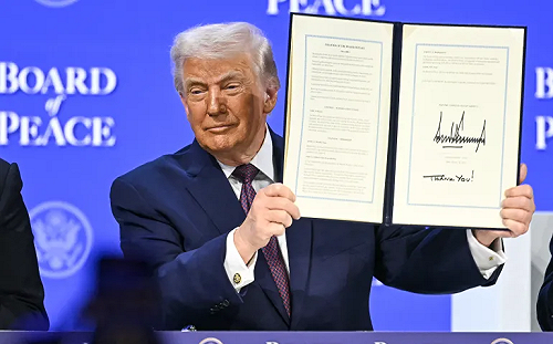 川普首度主持「和平委員會」 對聯合國1.6億美元欠款終於付了