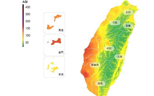今各地多雲到晴早晚偏涼 西半部空品留意橘色提醒