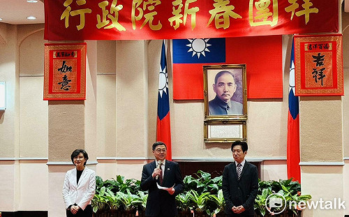 卓揆：盼化解兩院僵局  新年度「不畏艱難、不懼挑戰」
