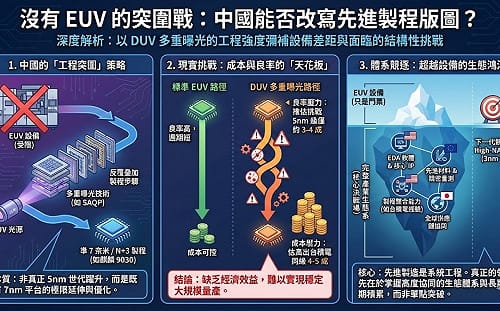 童振源專論》沒有 EUV 的突圍戰：中國能否改寫先進製程版圖？