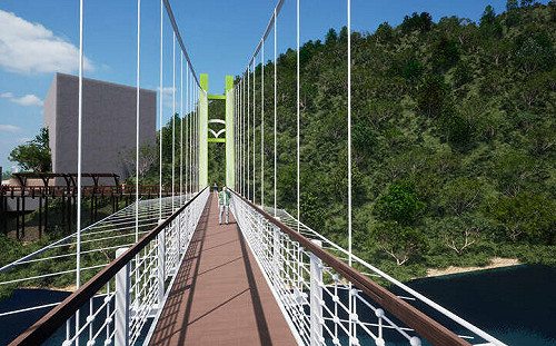 阿里山「地久吊橋」腐朽改建！預計2027年下半年完工 