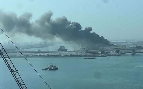 (影) 英法德聯合聲明將參戰? 伊朗封鎖荷姆茲、報復性炸多國 法航母出動了....