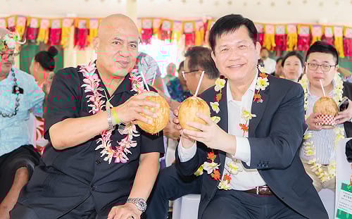 林佳龍以總統特使身份訪問吐瓦魯！將實地參訪台吐合作成果