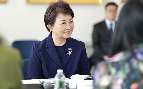 (影)訪美談軍購  盧秀燕：不要輕忽戰爭發生的可能性！