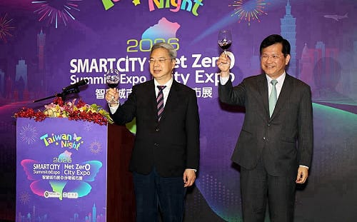 外交部、經濟部辦交流酒會 林佳龍：台灣持續為永續發展做出貢獻 