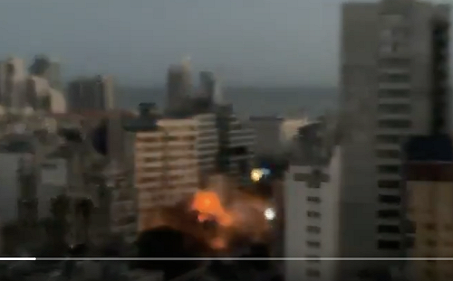 以色列空襲貝魯特市中心釀6死24傷  黎巴嫩首都再遭重擊