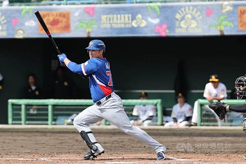 林安可連3場敲安　日職熱身賽手感正燙